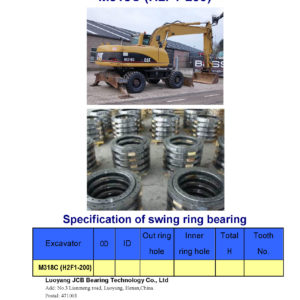 swing bearing for excavator M318C（H2F1-200）