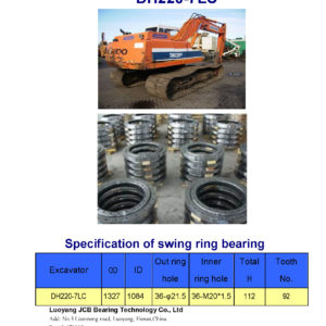 swing bearing for excavator DH220-7LC