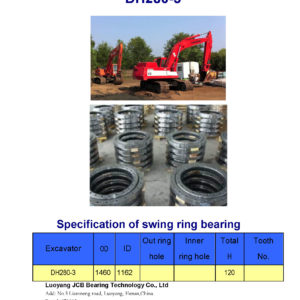 swing bearing for excavator DH280-3