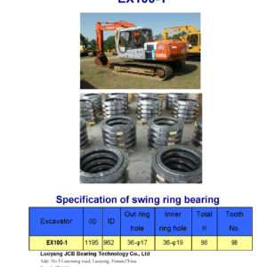 swing bearing for excavator EX100-1