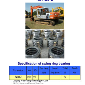swing bearing for excavator EX100-2