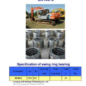swing bearing for excavator EX100-5