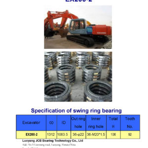 swing bearing for excavator EX200-2