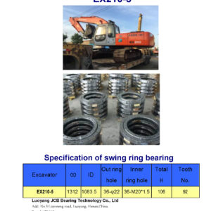 swing bearing for excavator EX210-5