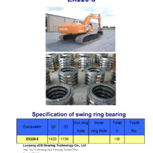 swing bearing for excavator EX220-5