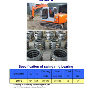 swing bearing for excavator EX60-2