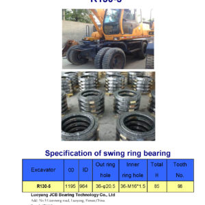 swing bearing for excavator R130-5