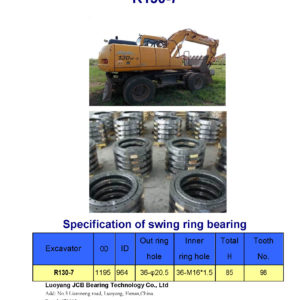 swing bearing for excavator R130-7
