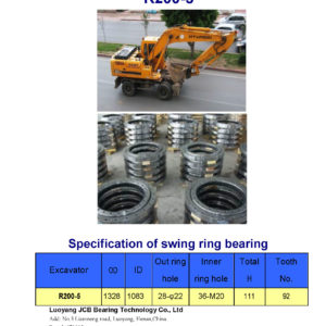 swing bearing for excavator R200-5
