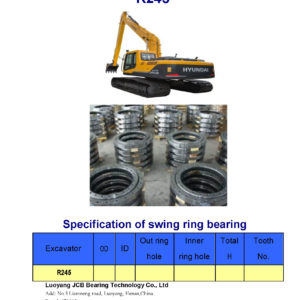 swing bearing for excavator R245
