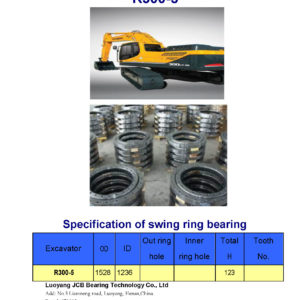 swing bearing for excavator R300-5
