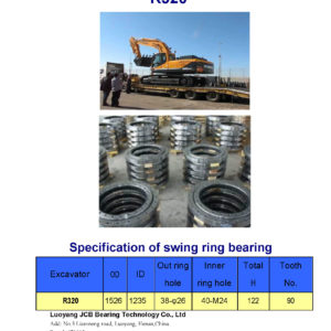 swing bearing for excavator R320
