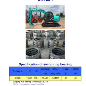swing bearing for excavator SK120-1