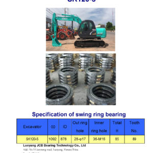 swing bearing for excavator SK120-5