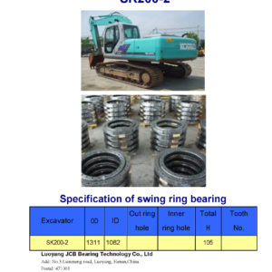 swing bearing for excavator SK200-2