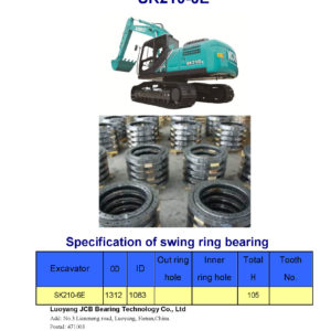swing bearing for excavator SK210-6E