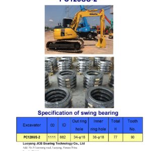 swing bearing for excavator PC128US-2