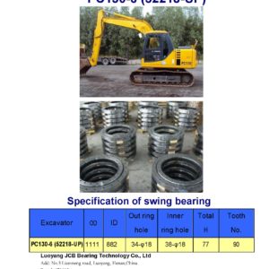 swing bearing for excavator PC130-6（52218-UP）