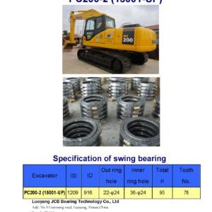 swing bearing for excavator PC200-2（15001-UP）
