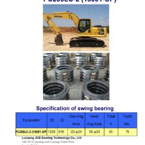 swing bearing for excavator PC200LC-2（15001-UP）