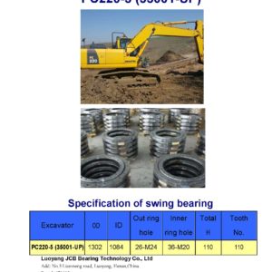 swing bearing for excavator PC220-5（35001-UP）