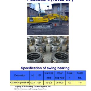 swing bearing for excavator PC230LC-6（10125-UP）