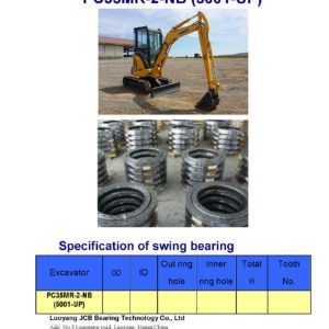 swing bearing for excavator PC35MR-2-NB（5001-UP）