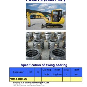 swing bearing for excavator PC35R-8（35001-UP）