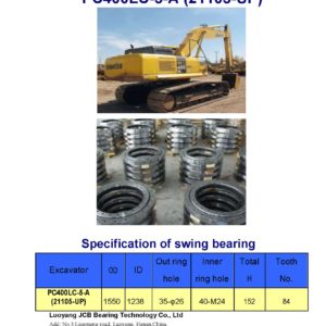 swing bearing for excavator PC400LC-5-A（21105-UP）