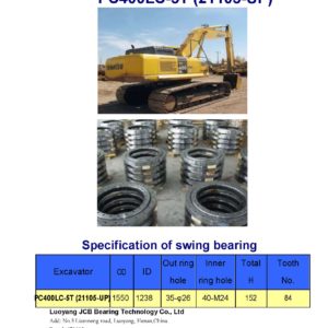 swing bearing for excavator PC400LC-5T（21105-UP）