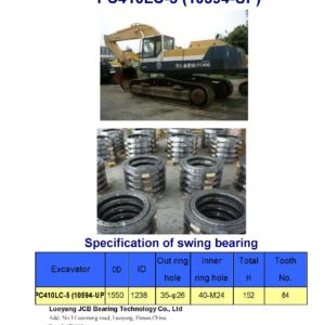 swing bearing for excavator PC410LC-5（10594-UP）