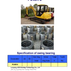 swing bearing for excavator PC45R-8