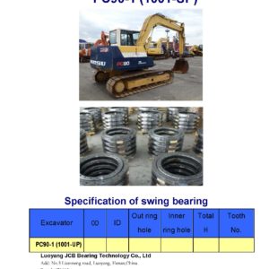 swing bearing for excavator PC90-1（1001-UP）