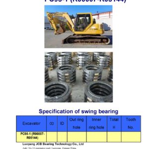 swing bearing for excavator PC95-1 （R00007-R05144）