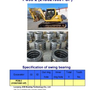 swing bearing for excavator PC95-2 （21D5210001-UP）