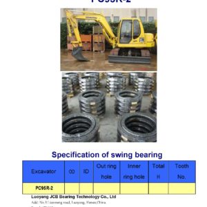 swing bearing for excavator PC95R-2