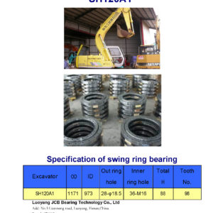 swing bearing for excavator SH120A1