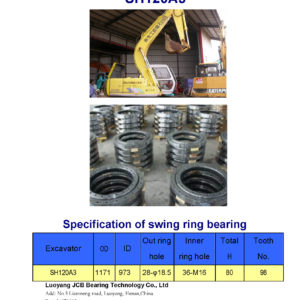 swing bearing for excavator SH120A3