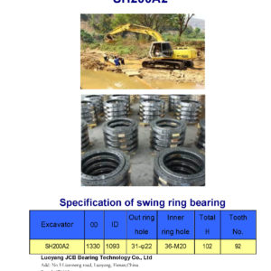 swing bearing for excavator SH200A2