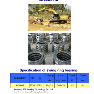 swing bearing for excavator SH200A3