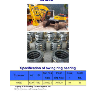 swing bearing for excavator SH280